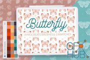 Envato – Butterfly Pattern Background Brushes