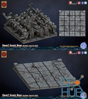 Dragon's Lake Miniaturas - Scenic Bases Dwarven Holds – 3D Print