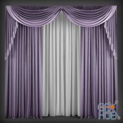 Classic curtains 162 (max, fbx)