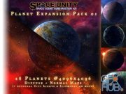 Unity Asset – Planet Expansion Pack 01 (SPACE for Unity)