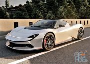 Pininfarina Battista 2020 for Lumion