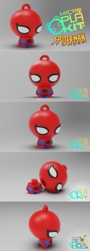 Spider-Man (MicroPlaKit Series) – 3D Print