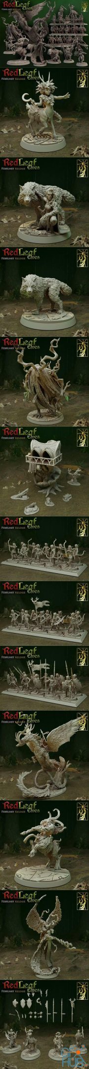 Redleaf Elves February Release – 3D Print