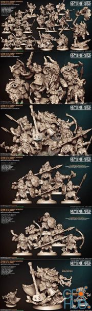 Artisan Guild - Dwarven Mountaineers of Skutagaard April 2022 – 3D Print
