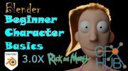 Blender Beginner Character Basics: Stylized Characters with Realistic Hair
