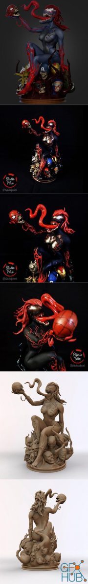 Mary Jane Venom – 3D Print
