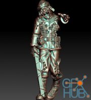 Zombi Soldier 67 – 3D Print