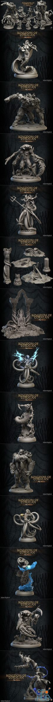 Kingdom of Coralan May Release – 3D Print