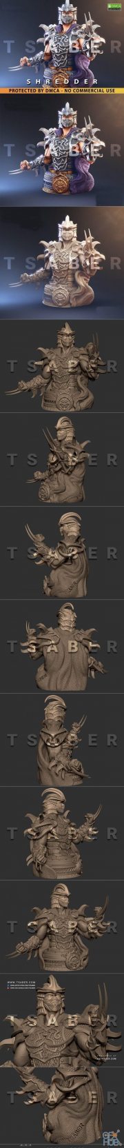 Shredder Bust – 3D Print