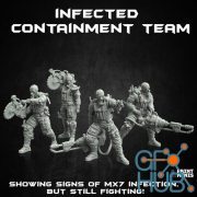 500 subscriber bonus Infected Containment Team – 3D Print