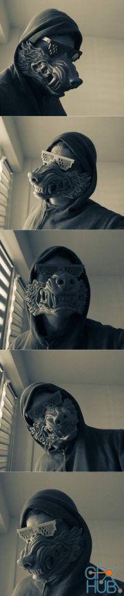 Wolf Mask – 3D Print