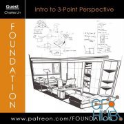 Gumroad – Foundation Patreon – Intro to 3 Point Perspective with Charles Lin