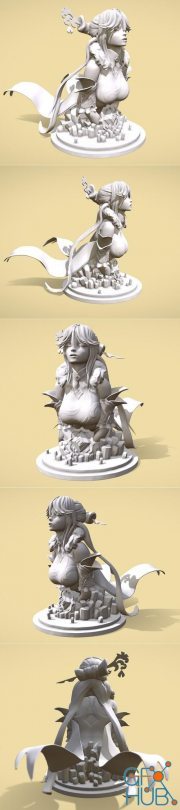 Ningguang Maiden Of Stone – 3D Print