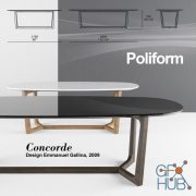 Table Concorde by Poliform