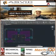 ASVIC Mech-Q Full Suite v4.21.100 for AutoCAD 2021-2000