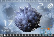ArtStation – The Ultimate Dragon Scale VDM Brush Pack 2