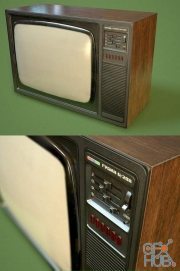 Old USSR TV set PBR
