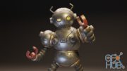 Skillshare – Retro Robot Modeling from Concept in Blender 2.9