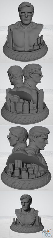 SuperMan Clark Kent – 3D Print