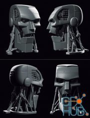 ABC Warrior bust – 3D Print