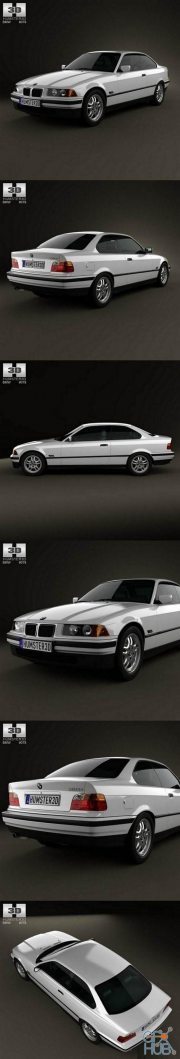 3D Humster BMW 3 Series E36 coupe 1994