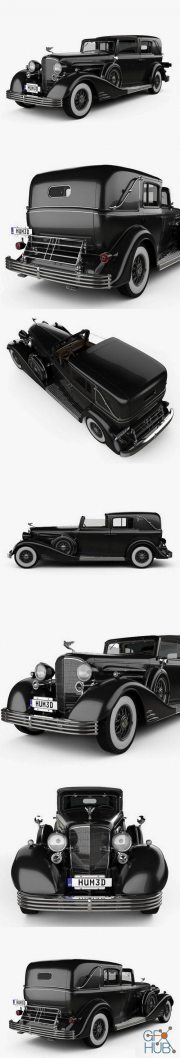 Hum 3D Cadillac V-16 town car 1933