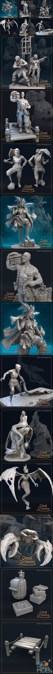 Great Grimoire Pirates of Grim Waters July 2021 – 3D Print