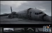 Unreal Engine Asset – Crashed Airliner v4.25
