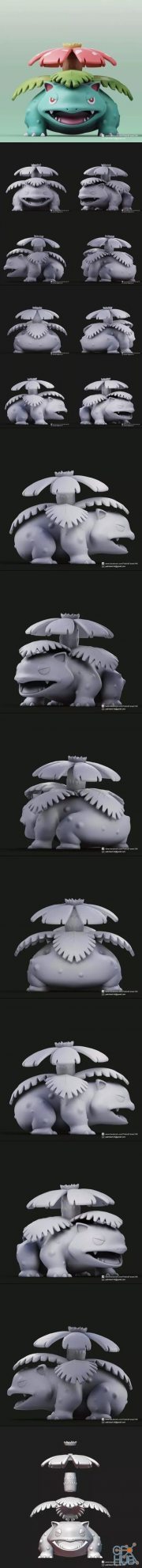 Venusaur (Pokemon) – 3D Print