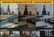 Animate a 2D Background in 3D using camera projection