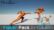 Unreal Engine – Powerful Fighter Pack(Can be used with Sword Pack)