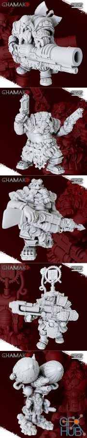 Ghamak - Kharadron June 2022 – 3D Print