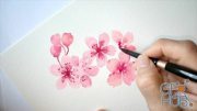 Skillshare - Cherry Blossoms with Round Brush