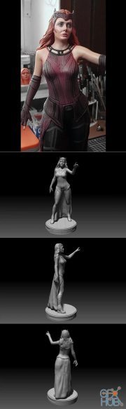 Wanda Scarlet Witch Marvel – 3D Print
