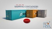 Shipping Containers (3ds, fbx, obj, c4d)