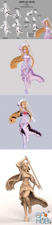 Asuna Sword art online – 3D Print