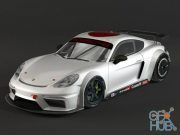 Porsche 718 Cayman GT4 Clubsport 2019 car