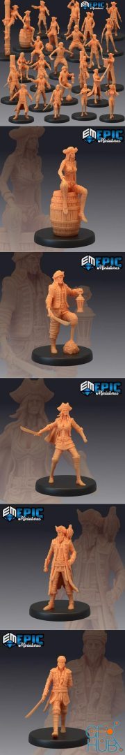 Epic Minis Pirates Voyage – 3D Print