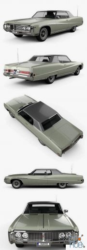 Hum 3D Buick Electra 225 Custom Sport Coupe 1969 car