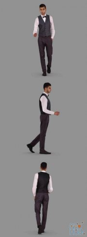Bow-tie Businessman Walking