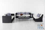 Furniture set for terrace 03
