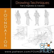 Gumroad – Foundation Patreon – Drawing Techniques Part 2 – Inspiration & Variation