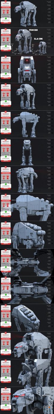 JAT-M6 Walker – 3D Print