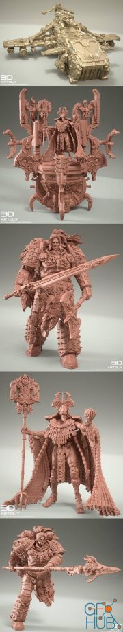 3DArtGuy - Grimdark Characters Pack April 2022 – 3D Print