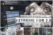 Blender Market – Extreme PBR 2.0 addon for Blender 2.79-2.8