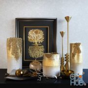 Decorative set «Noble Gold»