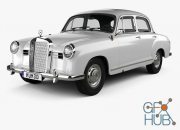 Hum 3D Mercedes-Benz Ponton 180 W120 1953