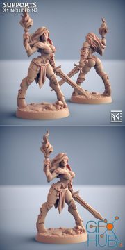 Elena - Fighters Beauty – 3D Print