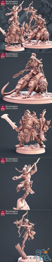 Orc Warband Set – 3D Print