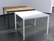 Slim square table